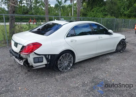 2015 Mercedes-Benz S 550 from USA, damaged, VIN WDDUG8CB0FA156184